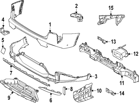Bumper & Components - Rear for 2025 Kia K4 #0