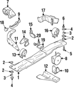 918010102 - : Mount Cushion Spacer for Suzuki Image