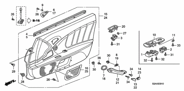 Front Door Lining for 2009 Honda S2000 #0