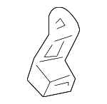 19181700 - Body: Upper Center Pillar Trim Hinge for Cadillac: STS Image