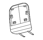 87640ZX10C - Body: Seat Back Panel for Nissan: Altima Image