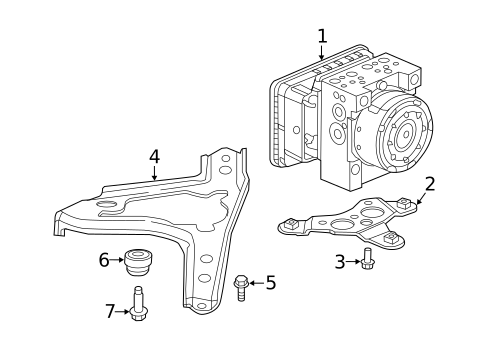 ABS Components for 2024 Honda Passport #0
