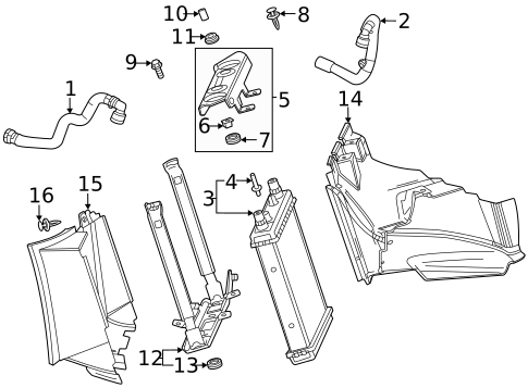 Intercooler for 2021 Cadillac CT5 #2