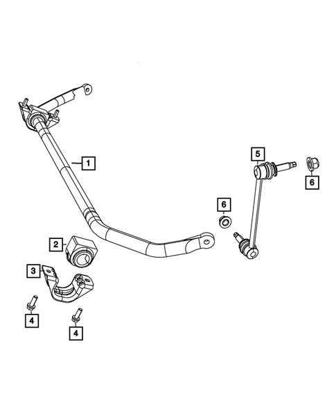 Front Stabilizer Bar for 2023 Dodge Charger #1