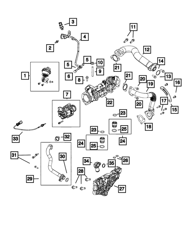 68583651AA - Emission Controls: Bolt for Mopar Image image