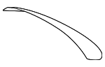 9Y0845052Q - Body: Lift Gate Glass for Porsche Image image