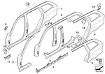 41217277337 - Bodywork: Side Frame, Exterior, Left for BMW Image