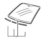 8451054L01 - : Windshield for Suzuki Image