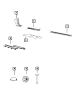 ZR40DX9AE - Interior Trim: Cowl Side Trim Panel, Right for Mopar Image