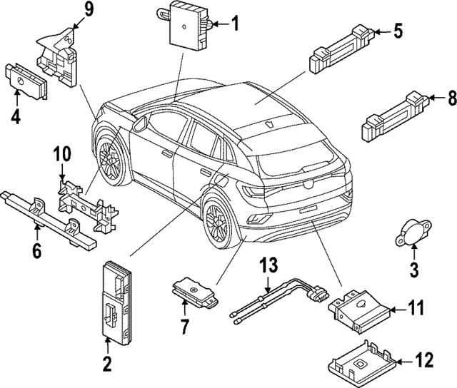 1EA959107A - Electrical: Control Module for Audi Image
