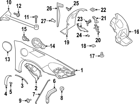 Fuel Door for 2024 Porsche 718 Cayman #0