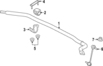 NL3Z5482A - : Stabilizer Bar for Ford: F-150 Lightning Image