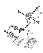 6502578 - Rear Axle: Hex Head Bolt And Washer, Mounting for Mopar Image
