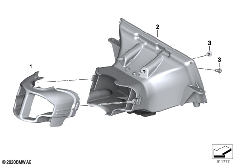 Intake Muffler for 2020 BMW-Motorrad S 1000 R #2