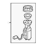17045S9AA30 - : Fuel Pump Assembly for Honda Image