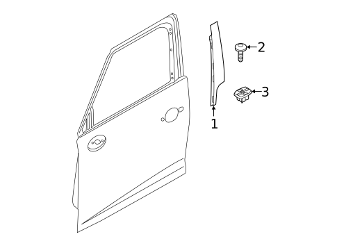 Exterior Trim - Door for 2015 Mini Cooper Paceman #0