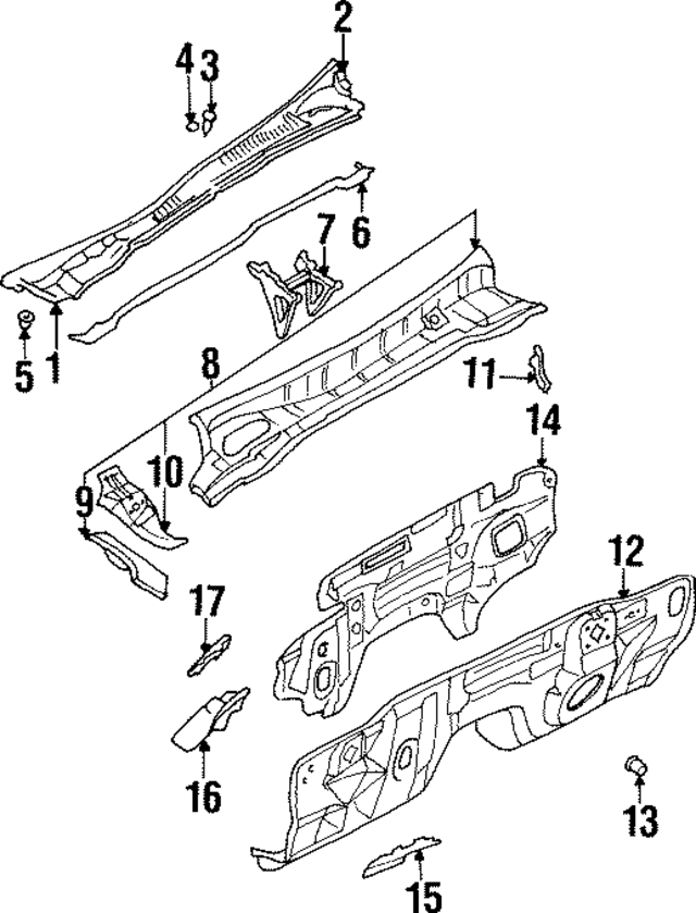 678455P000 - : Foot Rest Cover for INFINITI: Q45 Image