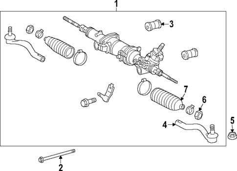 Steering Gear & Linkage for 2020 Lexus RC F #1