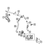 6106142AA - 3.0L Turbo Diesel; Engine: Hose Clamp for Mopar Image
