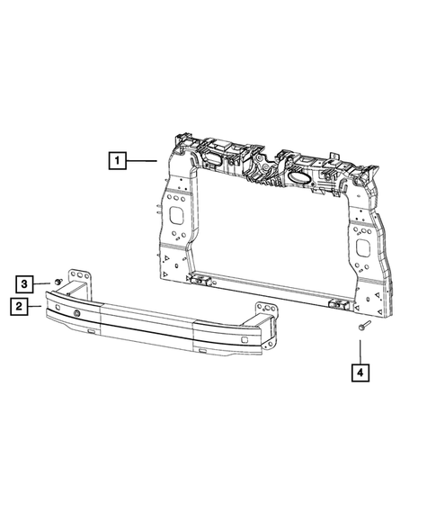 Radiator and Related Parts; Charge Air Cooler for 2019 Fiat 500L #2
