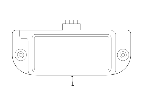 License Lamps for 2008 Dodge Charger #0
