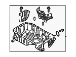 215102J001 - Engine: Oil Pan for Hyundai Image image