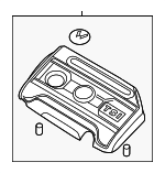 3L103925AM - Engine: Engine Cover for Volkswagen Image