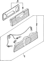 2654121P00 - : Lens for Nissan: 300ZX Image