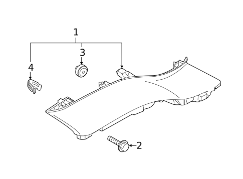 Interior Trim - Quarter Panels for 2021 Hyundai Venue #0