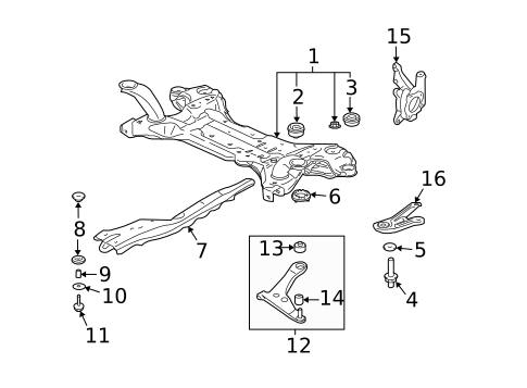 Suspension Components for 2007 Mitsubishi Galant #0