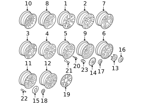 Wheels & Trim for 2002 BMW 745i #0