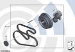 11282469671 - : Repair Kit For Belt Drive, Complete for BMW Image