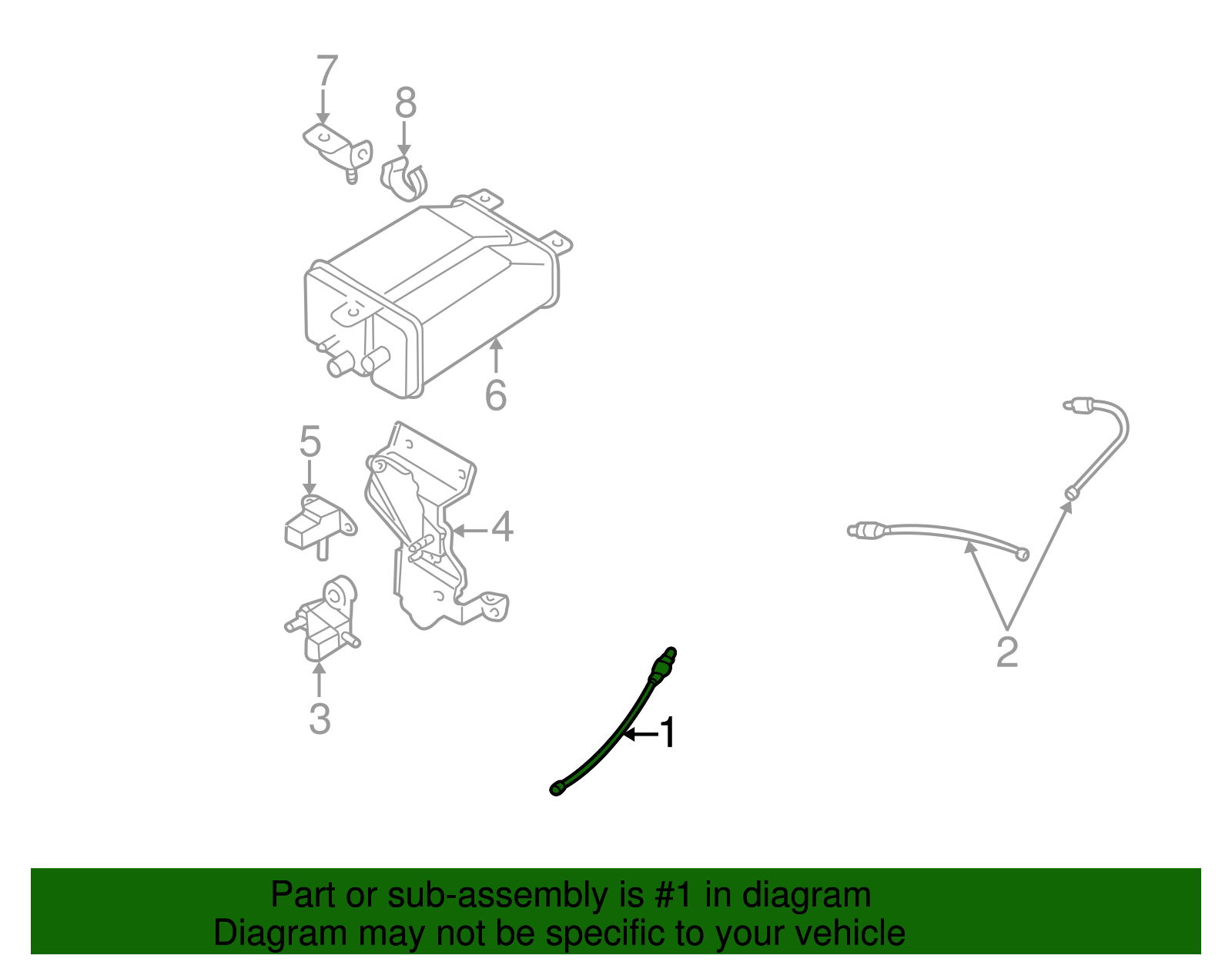 22641AA280 - Sensor 2003-2006 Subaru | Subaru Direct Wholesale