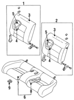 MR741275 - : Cover for Mitsubishi: Eclipse Image
