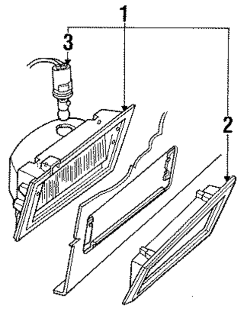 Corner Lamps for 1991 Mercury Colony Park #0