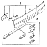MB831655 - : License Lamp for Mitsubishi Image