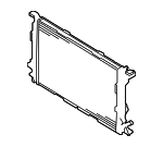 8K0121251H - Cooling System: Radiator for Audi: A4 Quattro, A5 Quattro, A6 Quattro, A7 Quattro, S4, S5 Image