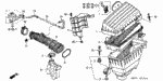 36286P8FA00 - Electrical/Exhaust/Heater/Fuel: TUBE A, AIR ASSIST PIPE for Honda Image