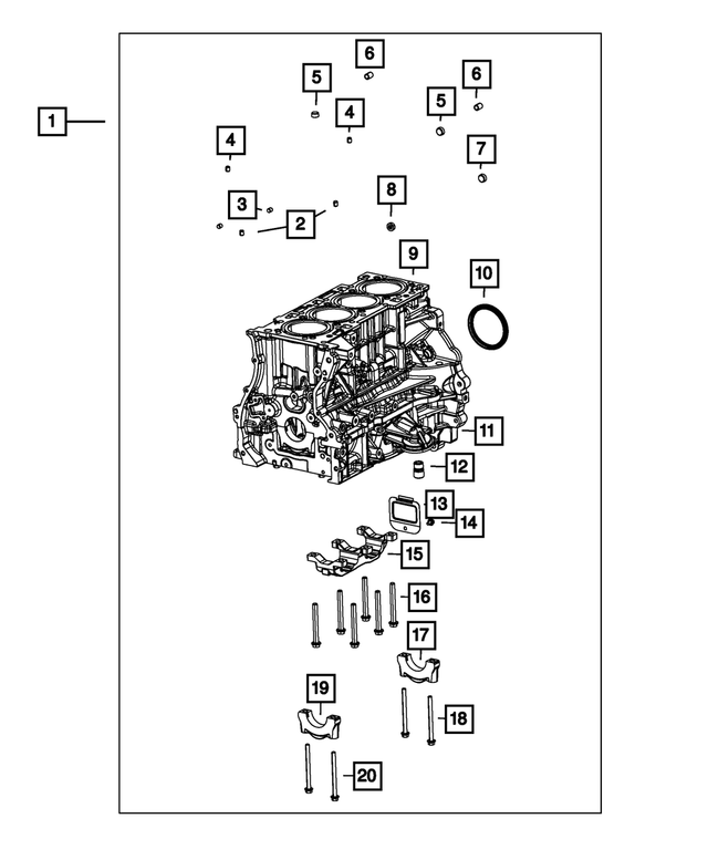68043497AA - Engine: Plug for Mopar Image