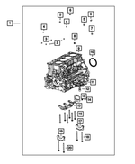 68043497AA - Engine: Plug for Chrysler: 200, Sebring | Dodge: Avenger, Caliber, Dart, Journey | Fiat: 500X | Jeep: Cherokee, Compass, Patriot, Renegade | Ram: ProMaster City Image image