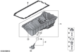 11137854463 - Engine: Oil Pan for BMW Image