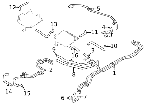 Inverter Cooling Components for 2019 Mitsubishi Outlander PHEV #1