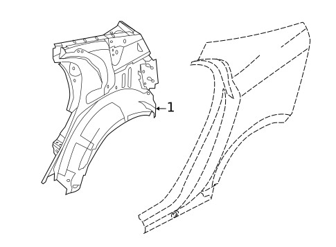 Inner Structure for 2017 Volvo S60 Cross Country #0