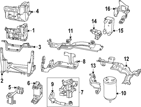 Condenser, Compressor & Lines for 2024 Porsche Macan #0