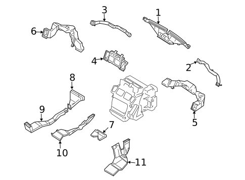 Ducts for 2006 INFINITI G35 #0