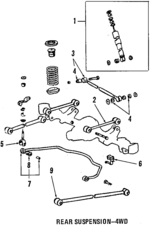 4853180178 - Suspension: Shock Absorber for Toyota: Corolla Image