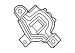 2975458000 - Electrical: Control Module Bracket for Mercedes-Benz Image