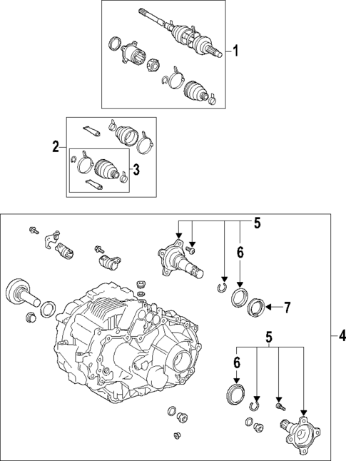 Rear Axle for 2016 Lexus RX450h #0