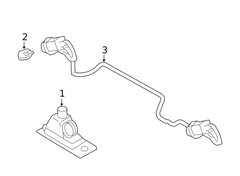 License Lamps for 2003 Volvo XC90 #0