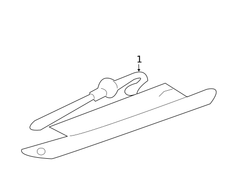 High Mounted Stop Lamp for 2007 Pontiac Grand Prix #0